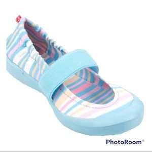 LUV Dream Flats - Peace Stripe (Light Blue-EU 25)
